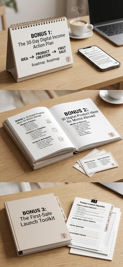 Complete Bundle - LOW-TICKET DIGITAL INCOME FOR NURSING MUMS + All Bonuses