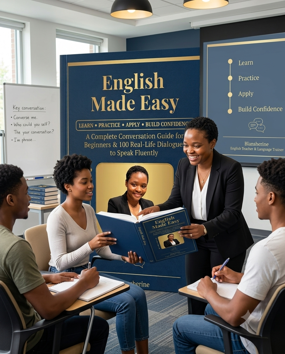 Blansherine teaching English