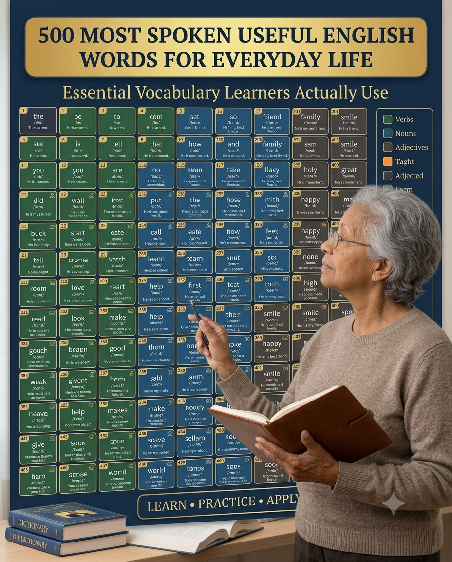 500 Most Useful English Words