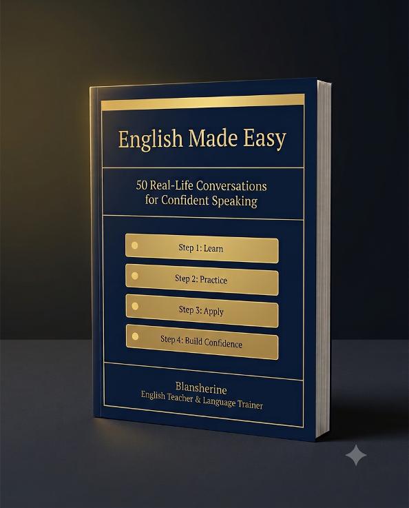 English Made Easy - 3D Book Mockup